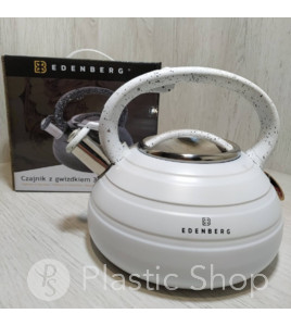 Чайник со свистком Edenberg EB-8841 белый