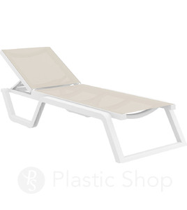 Шезлонг Rio від Турецького виробника Siesta 082 White-Taupe