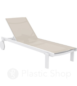 Шезлонг Casablanca Siesta 707 White-beige