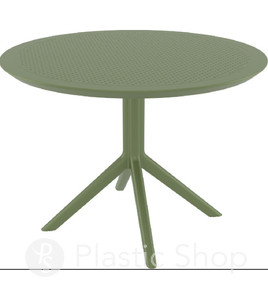 Стол Siesta 124 Sky Table &Oslash;105 Olive Green