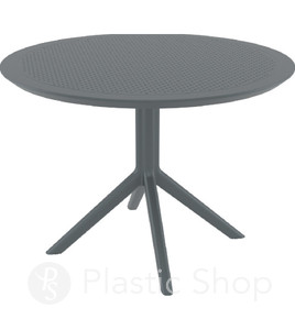 Стол Siesta 124 Sky Table &Oslash;105 Dark Grey