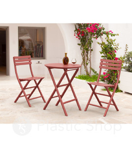 Комплект Стол Siesta складной 294 Helen &Oslash;60 и стулья складные Siesta 290 Helen Folding 2шт.