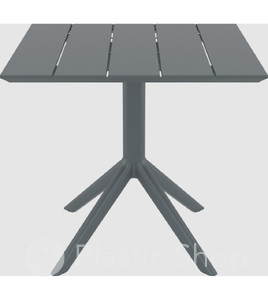 Стол Siesta 70*70 Paris 296 Dark Grey